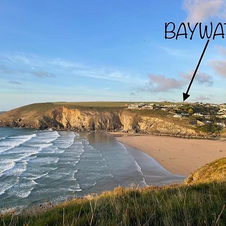 Baywatch Mawgan Porth Spacious Home Sleeps 9, Games Room, Parking & Garden Luaran gambar