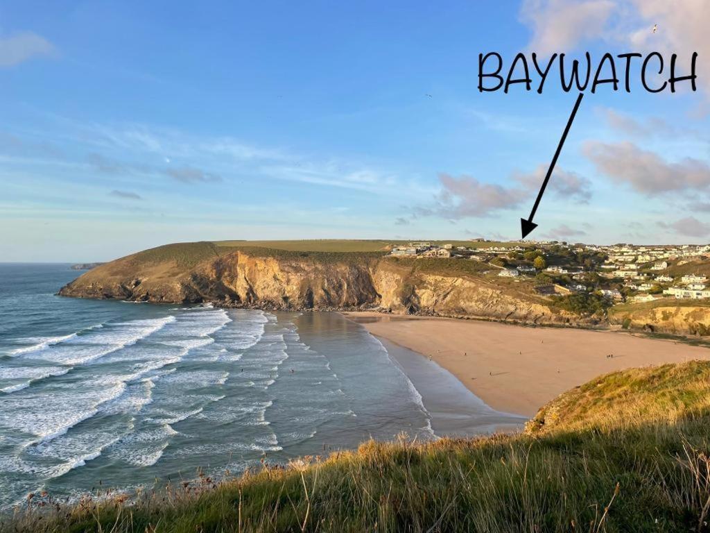 Baywatch Mawgan Porth Spacious Home Sleeps 9, Games Room, Parking & Garden Luaran gambar